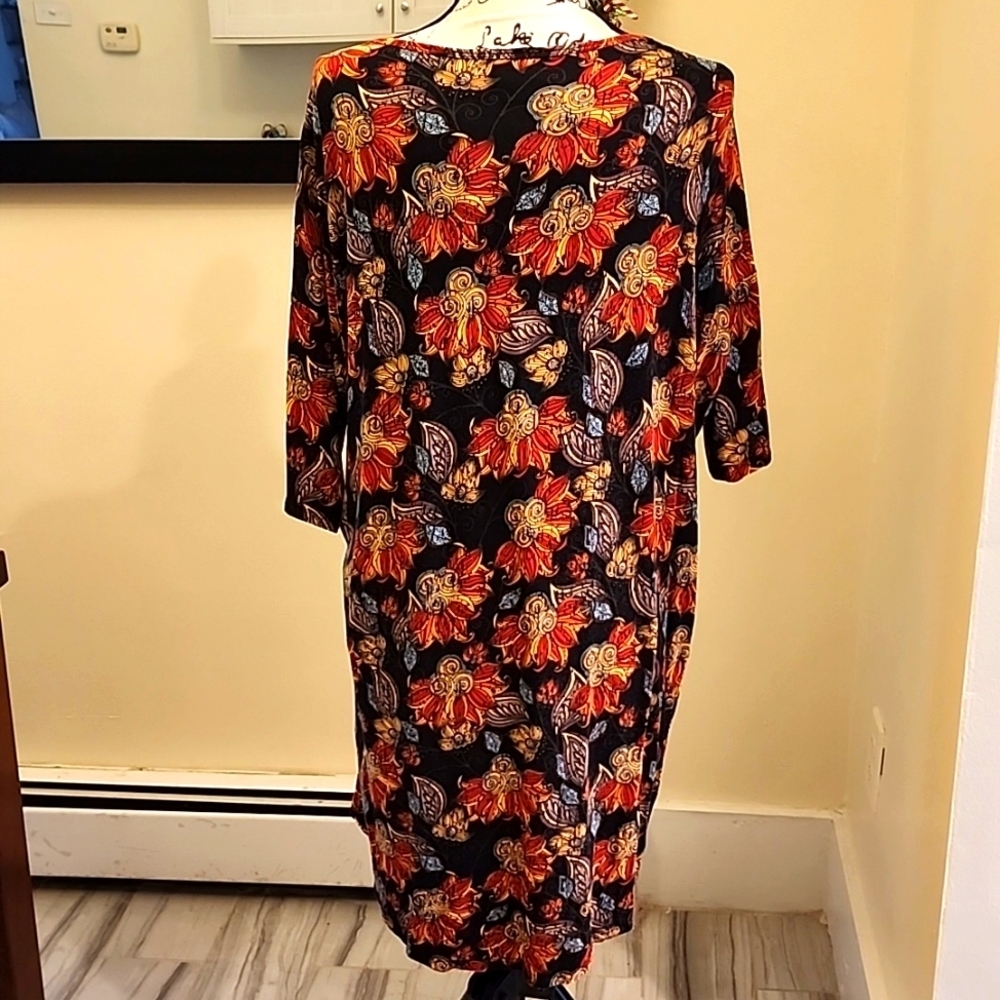 Floral paisley tunic black LLR - Picture 4 of 7